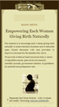 Mobile Screenshot of givingbirthnaturally.com